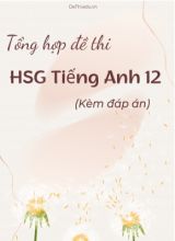 Tổng hợp đề thi HSG tiếng Anh 12 (Kèm đáp án)